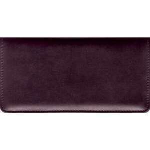  Burgundy Leather Checkbook Cover: Office Products