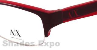 NEW Armani Exchange Eyeglasses AX 226 RED YGZ AX226 AUTH  
