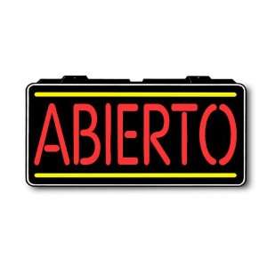  LED Neon Abierto Sign: Office Products