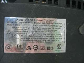 Microsoft XBox Video Game Console System 091001212820  