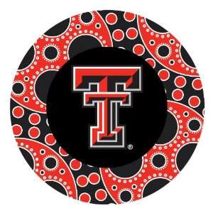  Texas Tech Red Raiders Circles Absorbent Beverage Coaster 