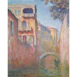 Claude Monet: Venice   Rio de Santa Salute : Art Reproduction Oil Pain