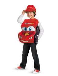 Cars 2 Lightning McQueen Costume Deluxe (One Size)