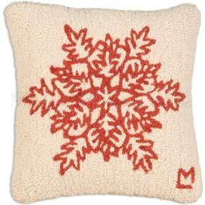  Snowflake Winter Decorative Accent Pillow. Free Shipping 