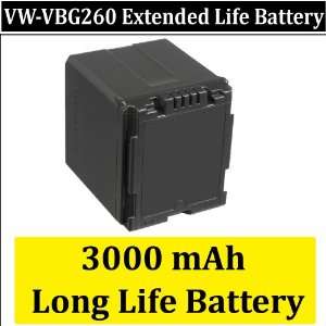  VW VBG260 3000MAH REPLACEMENT BATTERY FOR PANASONIC AG 