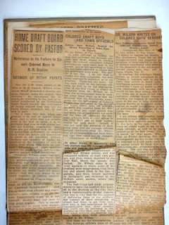 1915 antique WWI NEGRO SCRAPBOOK NARCOTICS JOURNAL  