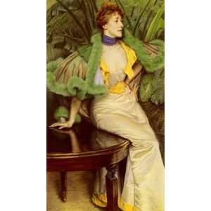   James Tissot Canvas Art Repro The Princesse De Broglie: Home & Kitchen