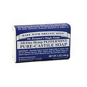  Bar Soap, Organic, Peppermint, 5 oz ( Multi Pack) Health 