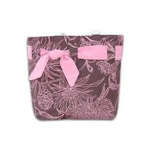  Hottie Tottie Pink Chrysanthemum Canvas Diaper Tote: Baby