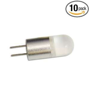   JC/12CW 10PK Low Voltage LED Miniature JC Bi Pin, Cool White, 10 Pack