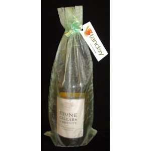   x15 Wine Bottle Organza Bag Gift Pouch (6 Bags) Mint: Everything Else
