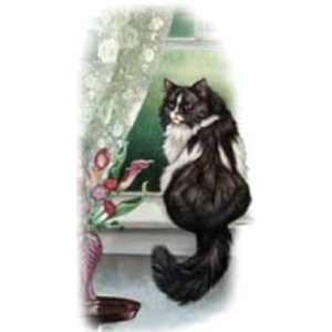  T shirts Animals Cats Window Seat Longhaired Cat 3xl 