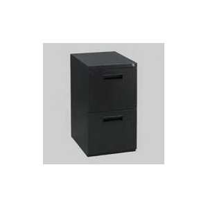  Fixed Pedestal File, Two Box/One File, Charcoal, 15 7/8w x 