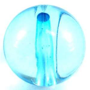  Turquoise Translucent acrylic plastic beads (40 pcs) 14mm 