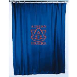   Auburn Tigers 72 x 72 Navy Blue Shower Curtain: Sports & Outdoors