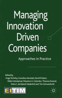  Managing Innovation Driven Companies Approaches in 
