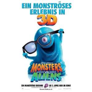  Monsters vs. Aliens (2009) 27 x 40 Movie Poster Swiss 