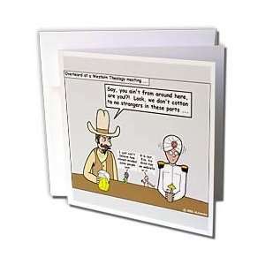  Theology Cartoons   Theology Cartoon about Fideism   Greeting Cards 