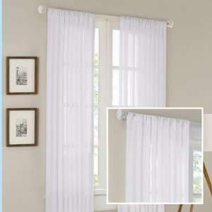  Calista Faux Linen Stripe Panel [Set of 2]