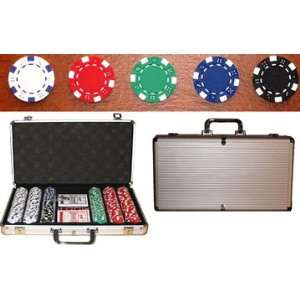   300 11.5 gram pc Dice Composite Clay Poker Chip Set