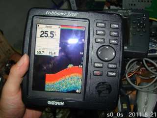   Test working well Garmin Marine 320C Fishfinder 753759039899  