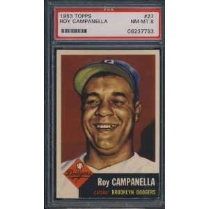  1953 Topps 27 Roy Campanella PSA NM MT 8 Sports 