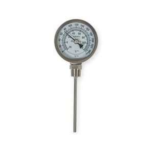  Industrial Grade 1NGB5 Thermometer, Dial Size 3 In, 0 to 