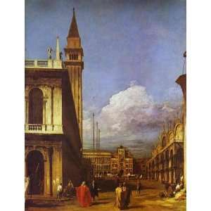  Hand Made Oil Reproduction   Canaletto   32 x 42 inches 