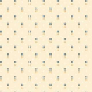 Buggy Barn Creamery Neutrals Blue Squares Fabric 717941  