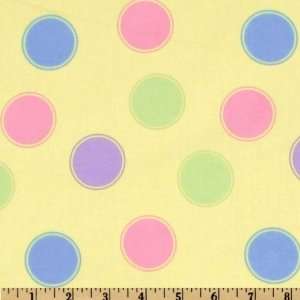  Moments Nursery Spots Yellow Fabric By The Yard: Arts, Crafts & Sewing