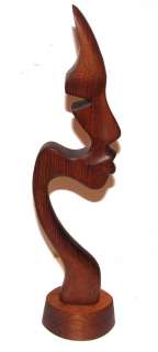 UNIQUE Artist Wooden Sculpture *Wooman Face*  