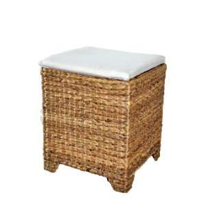  Wicker Ottoman with Storage