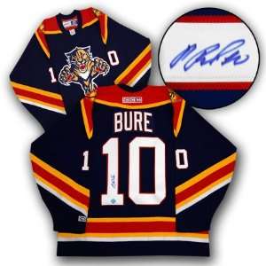  PAVEL BURE Florida Panthers SIGNED Hockey Jersey: Sports 