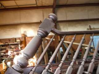   Staircase c1900 Complete Treads Balusters Newel Posts Spindles  