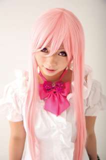 New !Pretty Long Straight luka Pink Fashion Cosplay Party Wig MA11 