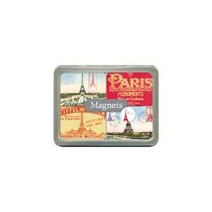  Cavallini Set of 24 Paris Magnets