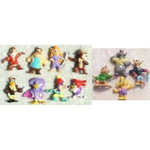  12 Disney Cartoon Figure Pvc Cereal Premiums Office 