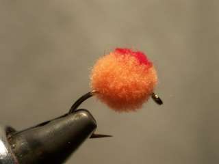 steelhead/salmon/flies (12) #14 Orange Blood Dots  