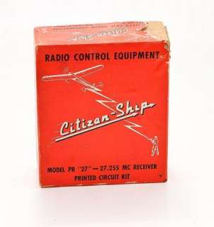 Vintage Citizen Ship Radio Control Airplane Receiver and Escapement 