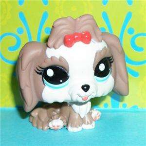 Littlest Pet Shop~#2130 MOCHA CREAM LHASA APSO PUPPY DOG~LPS T108 New 