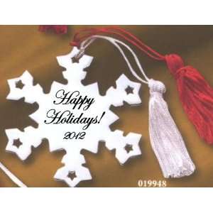    Metal Snowflake Happy Holidays 2012 Ornament: Everything Else