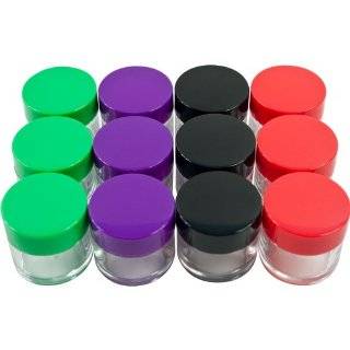Trademark Tools 75 TJ8620 Set of 12 20 ml Color Coded Plastic Jars