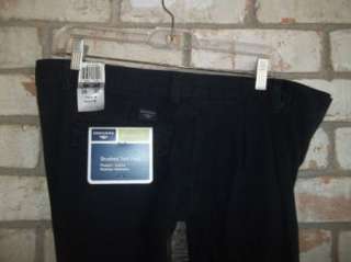 Black DOCKERS Relaxed Fit Brushed Twill Pants Slacks 36 X 30 NWT 