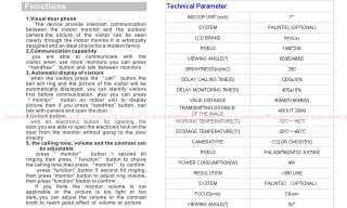 Door Video Phone Intercom HOME 6LED Camera Safety 7LCD  