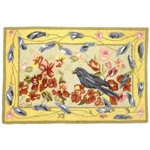  Wild Indigo Floral Garden Area Rug