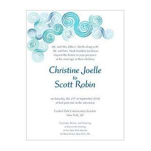  Cheap Beach Wedding Invitations   Turquoise and Aqua Sea 