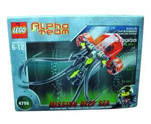 Lego Alpha Team Mission Deep Sea Ogel Mutant Squid 4796  