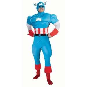  Captain America Superhero Fancy Dress Costume   MEDIUM 