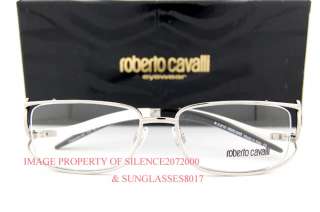 New Roberto Cavalli Eyeglasses Frames 491 018 SILVER  