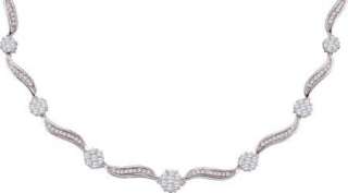   50 carat Diamond Fashion Necklace 14K White Gold #49504  
